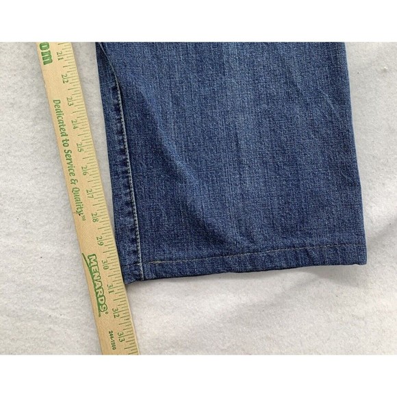 Meezan Art Couture Denim Jeans Men's 44 Medium Distress Wash Lightly Destroyed - Picture 9 of 16